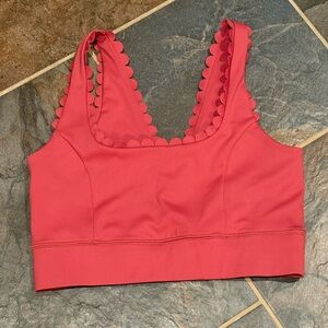 IVL Scalloped Coral Sports Bra